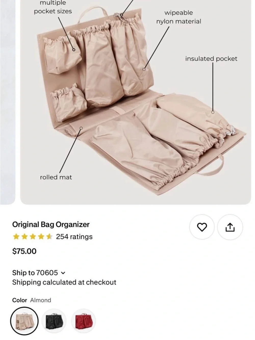 ToteSavvy Original Bag Organizer